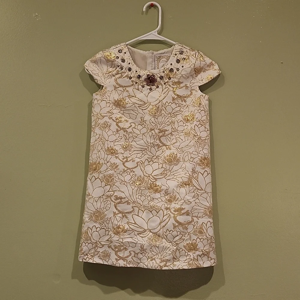 Disney Princess Girls Gold Mulan Dress